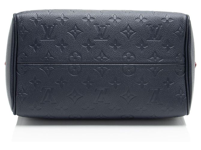 Bolso Bandolera Speedy 25 Monogram Empreinte Louis Vuitton Azul - vista 4