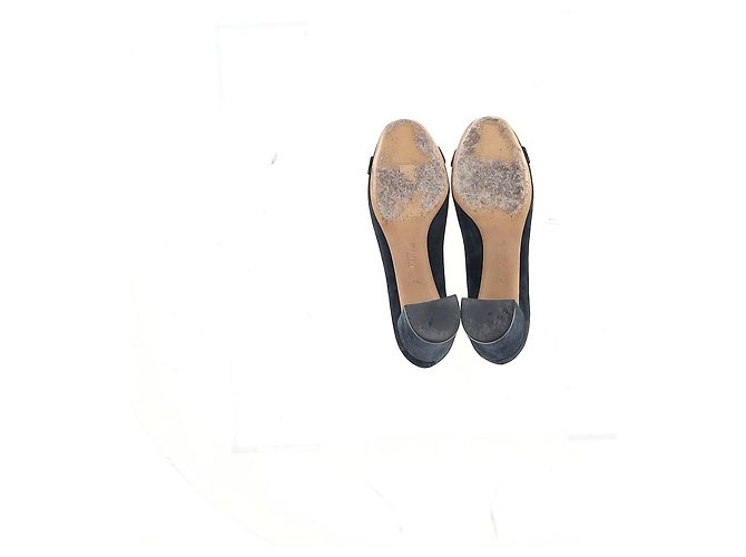 Salvatore Ferragamo Ferragamo Garda Pumps aus blauer Wildleder - Ansicht 14