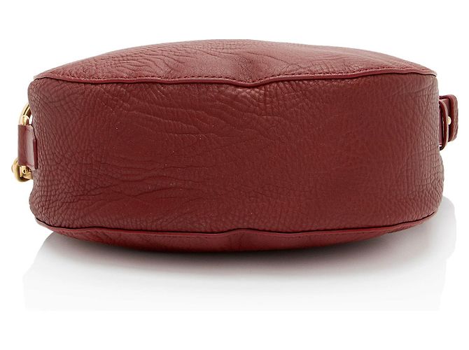 Burberry Leather Knight Small Shoulder Bag Red - view 4
