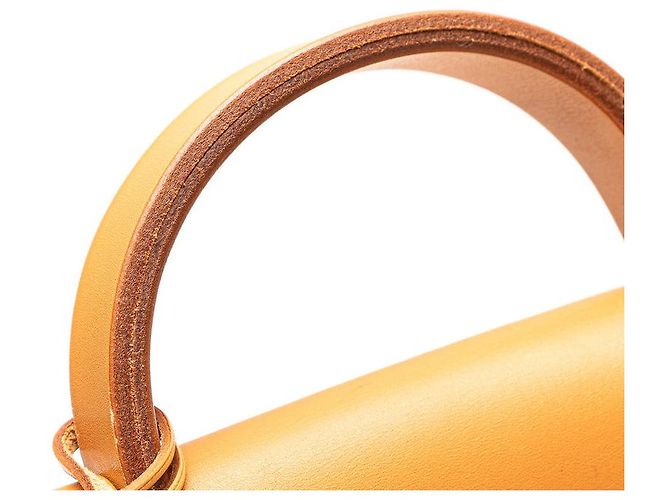 Hermès Hermes Herbag Ad PM Toile H Leder Rucksack Braun Beige - Ansicht 4