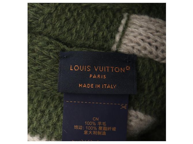 Gorro de lana de punto Damouflage de Louis Vuitton Verde - vista 4