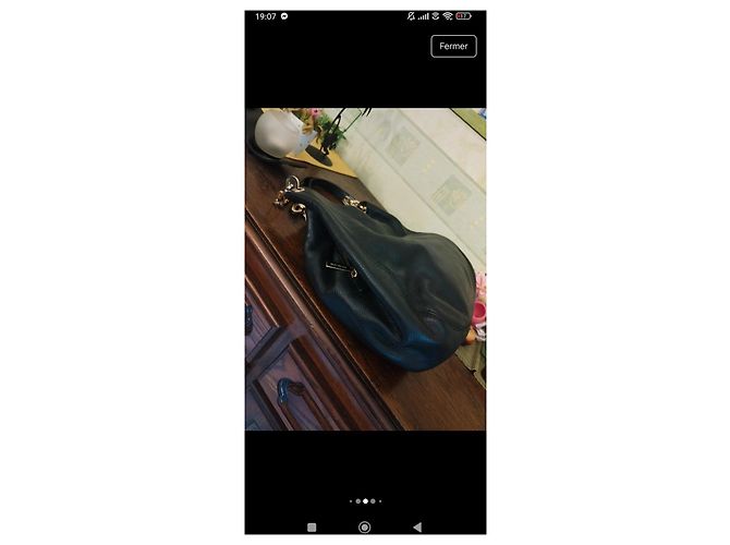 Borsa Tote Lillie Grande Nera in Pelle Michael Kors Nero - vista 9