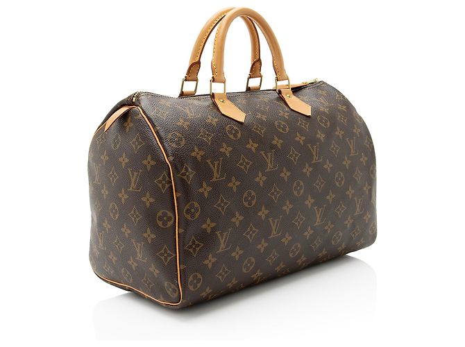 Speedy 35 Handtasche aus Monogram Canvas von Louis Vuitton Braun - Ansicht 2