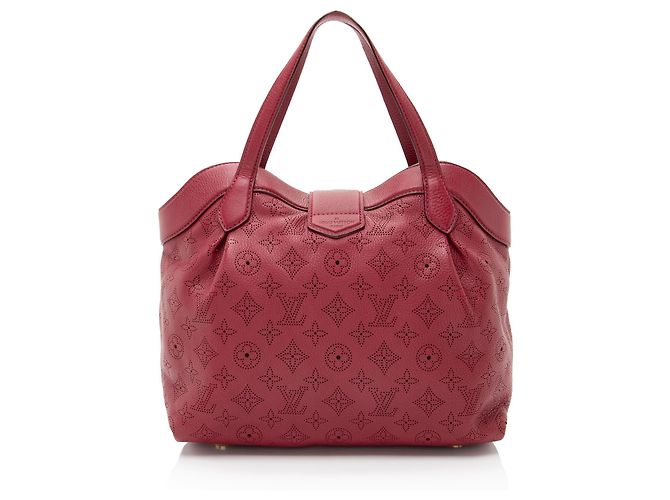 Louis Vuitton Mahina Leder Cirrus PM Handtasche Rot - Ansicht 3