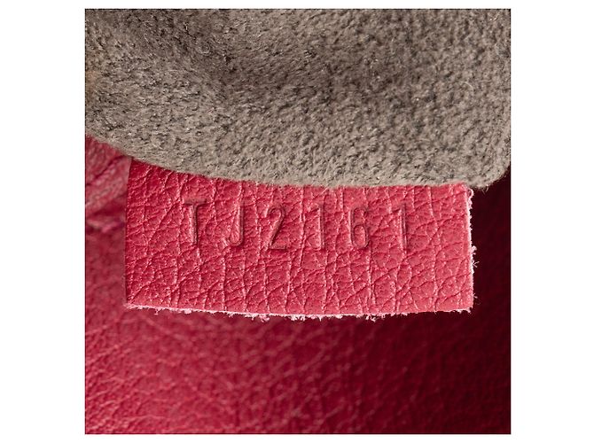 Louis Vuitton Mahina Leder Cirrus PM Handtasche Rot - Ansicht 6