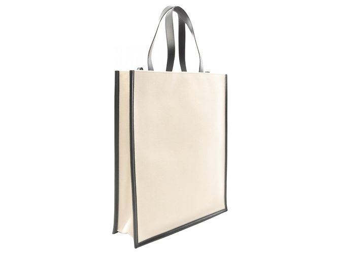 Bolsa tote de lona bordada em couro Alexander McQueen N/S - vista 2