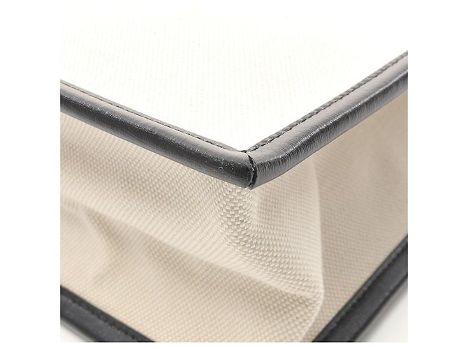 Bolsa tote de lona bordada em couro Alexander McQueen N/S - vista 8