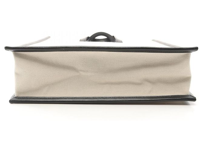 Bolsa tote de lona bordada em couro Alexander McQueen N/S - vista 9