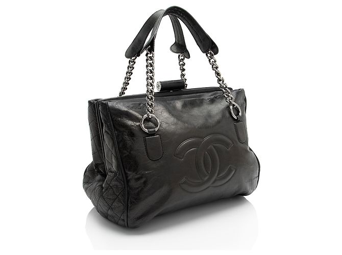 Gabrielle Chanel Kalbsleder Perfect Day Große Einkaufstasche Schwarz - Ansicht 2