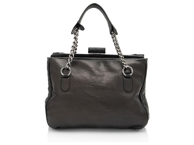 Gabrielle Chanel Kalbsleder Perfect Day Große Einkaufstasche Schwarz - Ansicht 3