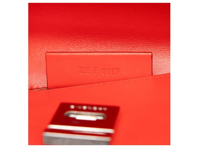Mini borsa a spalla Pandora Box in pelle di vitello con logo Givenchy Rosso - vista 6