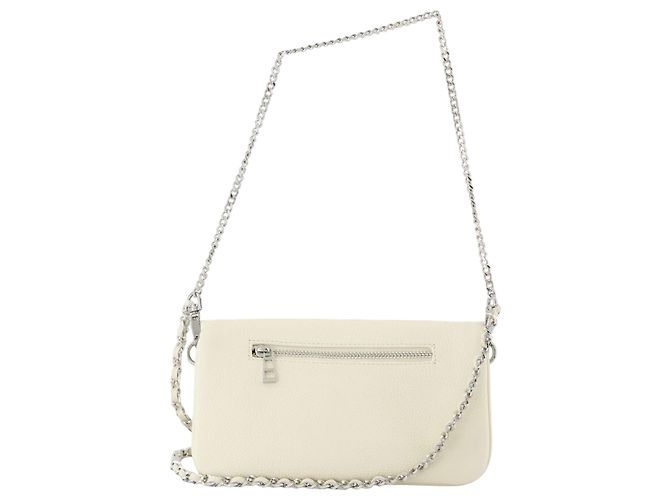 Rock Nano Wallet On Chain - Zadig & Voltaire - Leather - White - view 3