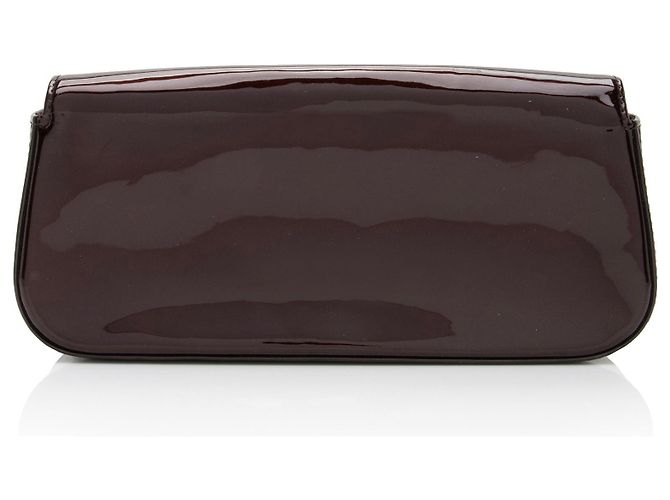 Clutch Sobe de cuero patentado Louis Vuitton Roja - vista 3