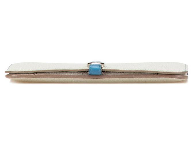 Hermès Portafoglio Lungo Dogon Duo Togo Hermes Grigio - vista 3