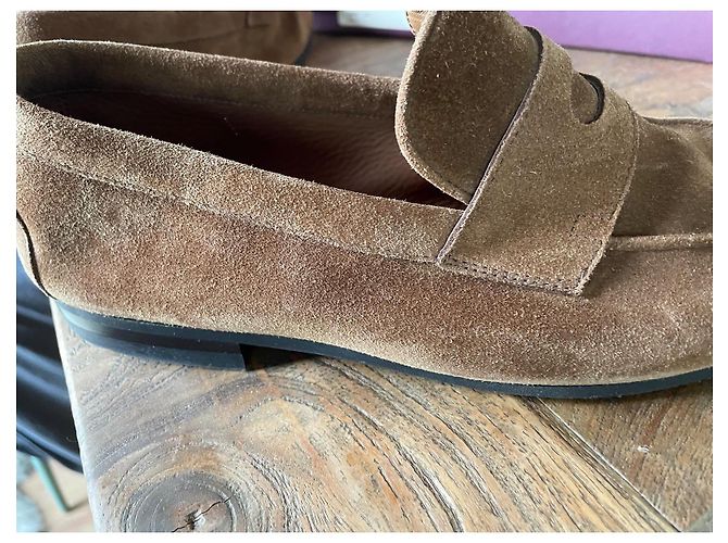 Mocassini John Lobb Lopez in nabuk marrone Beige - vista 15