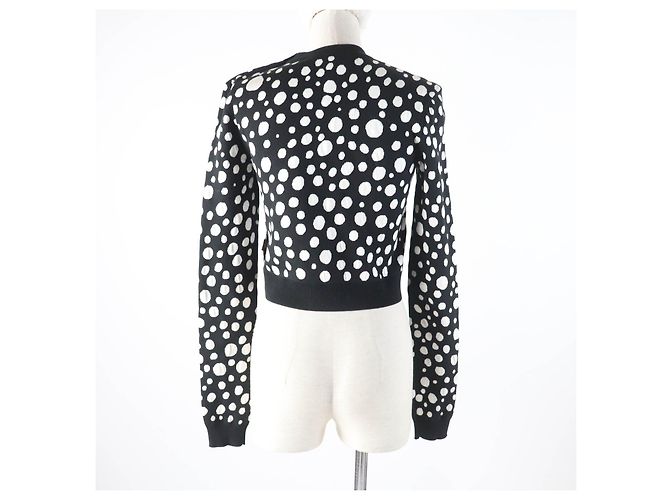 Suéter Infinity Dot Louis Vuitton XS Negro Blanco - vista 3