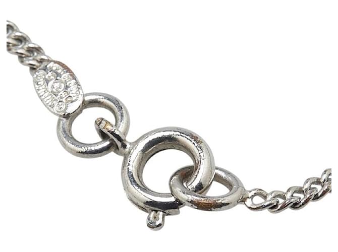 Collana Chanel Matelassé Coco Mark Cambon Argento - vista 5