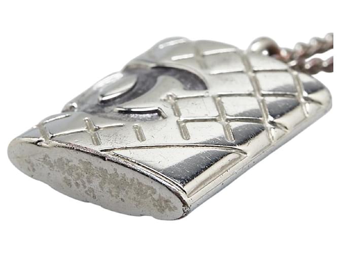 Collana Chanel Matelassé Coco Mark Cambon Argento - vista 6