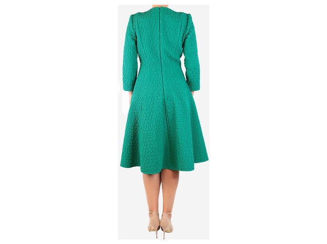 Autre Marque Emerald Cannes midi dress - size UK 12 Green - view 2