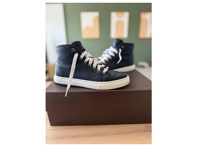 Gucci Sneakers alte miro'soft blu Nero Argento Blu navy - vista 14