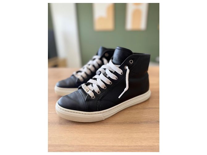 Gucci Sneakers alte miro'soft blu Nero Argento Blu navy - vista 5