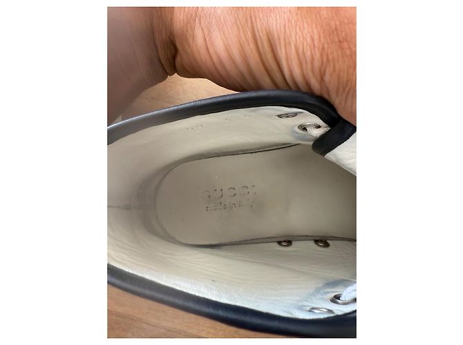 Gucci Sneakers alte miro'soft blu Nero Argento Blu navy - vista 8