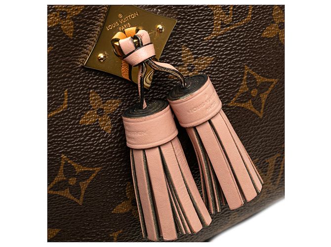 Louis Vuitton Monogramma Marrone Saintonge Rosa - vista 6