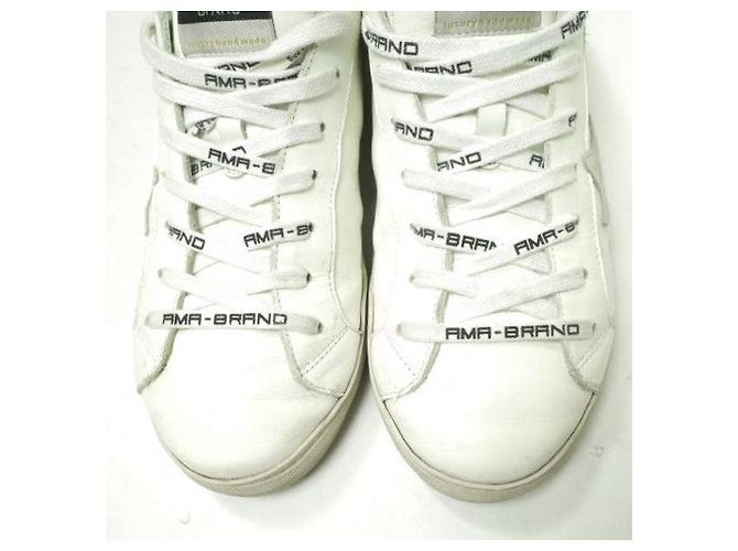 Autre Marque AMA BRAND 2726 SNEAKER Ledersneaker Weiß Rot - Ansicht 5