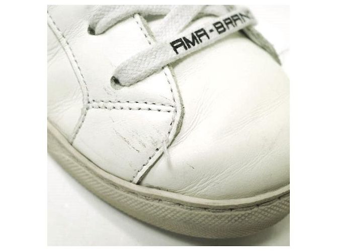 Autre Marque AMA BRAND 2726 SNEAKER Ledersneaker Weiß Rot - Ansicht 6