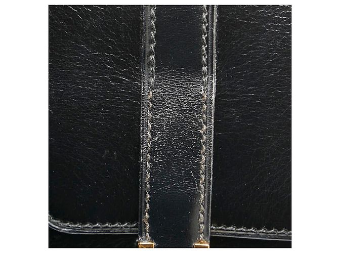 Hermès Borsa a mano Hermes Drag 30 in pelle box Nero - vista 6