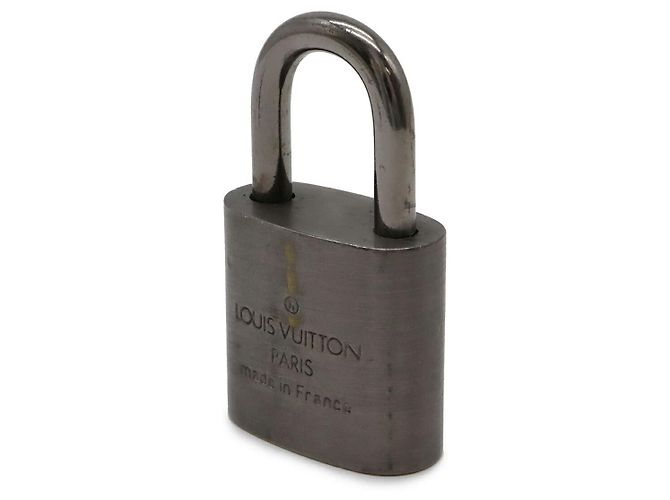 Set di chiavi con lucchetto Louis Vuitton Grigio Metallico - vista 3
