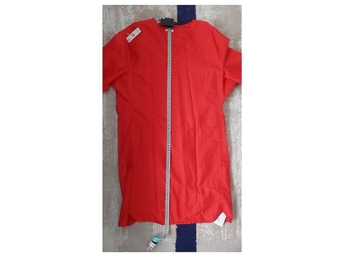 Vestido Hermès de algodón rojo Roja - vista 10