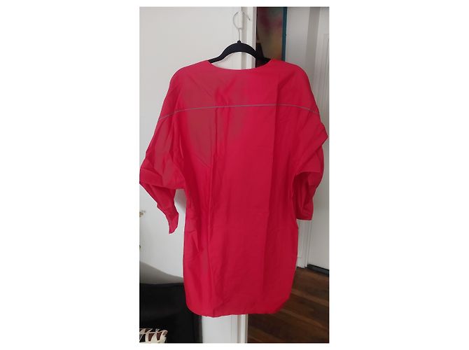 Vestido Hermès de algodón rojo Roja - vista 12