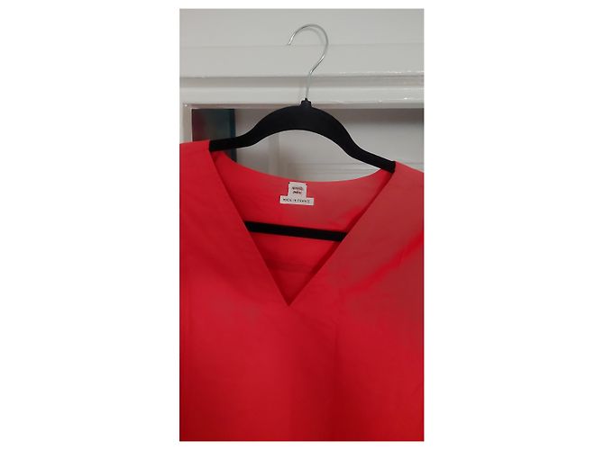 Vestido Hermès de algodón rojo Roja - vista 5