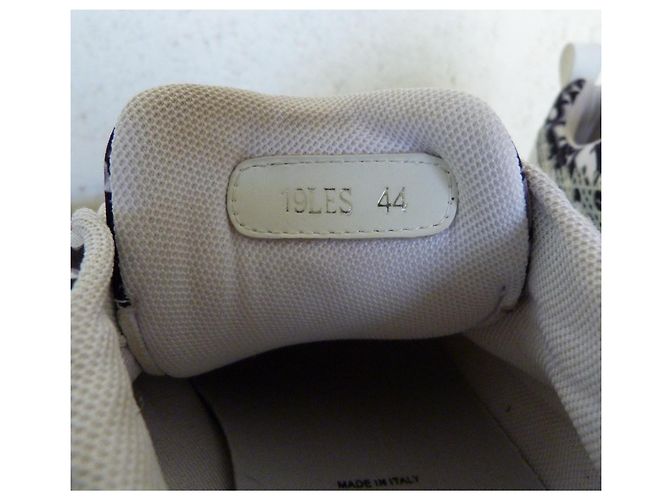 Sneakers Dior B 24 Monogramma Nero e Bianco - vista 5