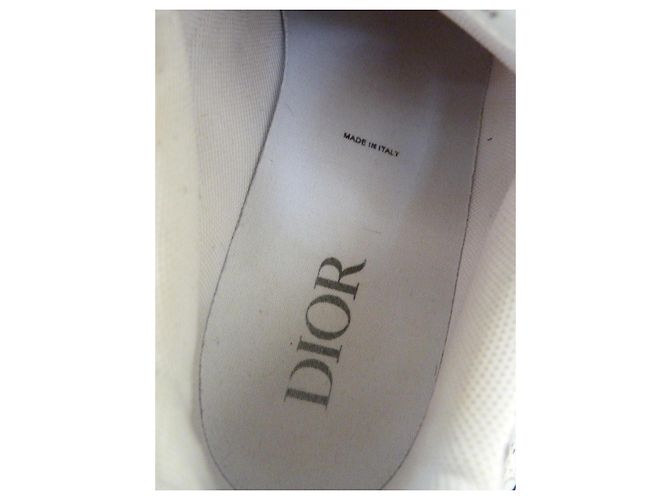 Sneakers Dior B 24 Monogramma Nero e Bianco - vista 6