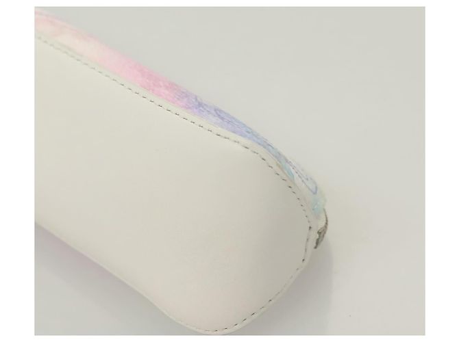 LOUIS VUITTON Astuccio per Penna Elizabeth Monogramma Acquerello GI0591 Auth 127326 Bianco - vista 14