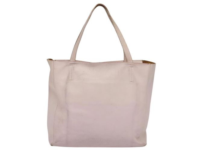 Céline Borsa tote in pelle Celine Horizontalkava rosa oro Auth hk2816 D'oro - vista 2