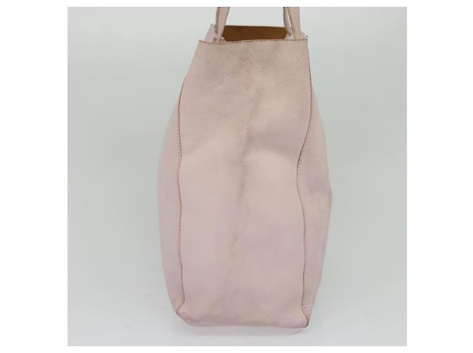 Céline Borsa tote in pelle Celine Horizontalkava rosa oro Auth hk2816 D'oro - vista 4