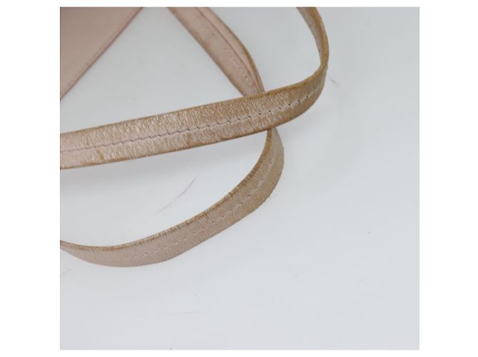 Céline Borsa tote in pelle Celine Horizontalkava rosa oro Auth hk2816 D'oro - vista 7