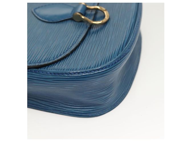 LOUIS VUITTON Epi Saint Cloud PM Borsa a Spalla Blu M52195 LV Auth 129175 - vista 14