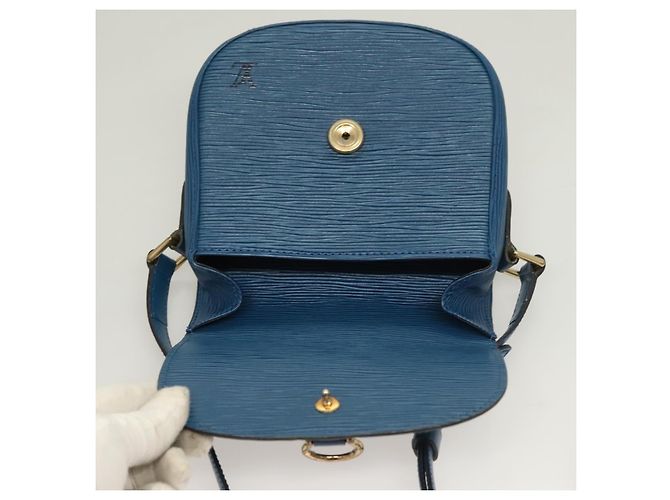 LOUIS VUITTON Epi Saint Cloud PM Borsa a Spalla Blu M52195 LV Auth 129175 - vista 18