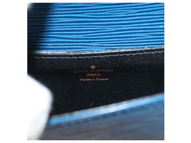 LOUIS VUITTON Epi Saint Cloud PM Borsa a Spalla Blu M52195 LV Auth 129175 - vista 19