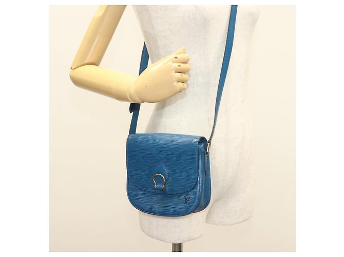 LOUIS VUITTON Epi Saint Cloud PM Borsa a Spalla Blu M52195 LV Auth 129175 - vista 22