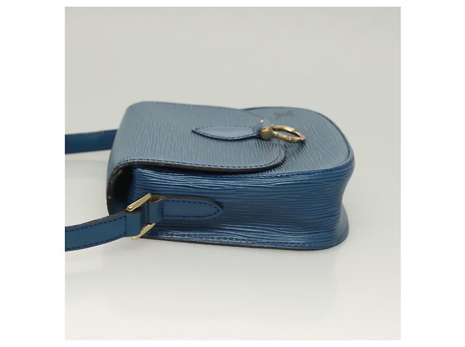 LOUIS VUITTON Epi Saint Cloud PM Borsa a Spalla Blu M52195 LV Auth 129175 - vista 4