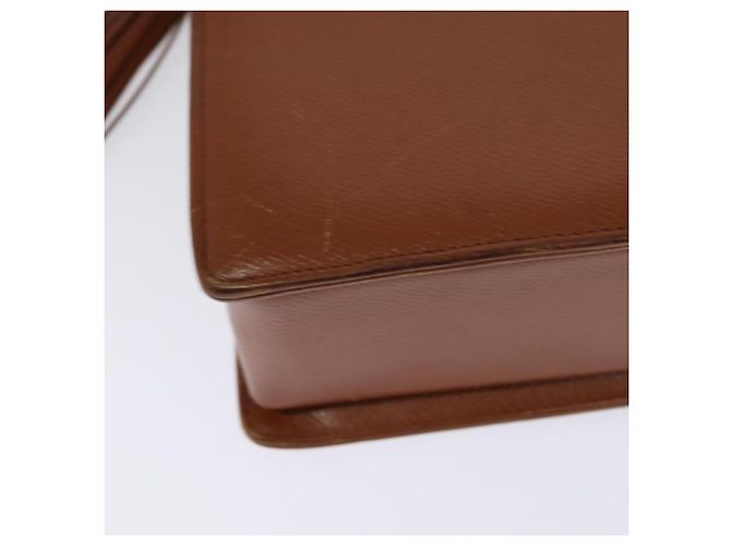 Borsa a mano VALENTINO in pelle 2 vie marrone oro Auth BA2171 D'oro - vista 15