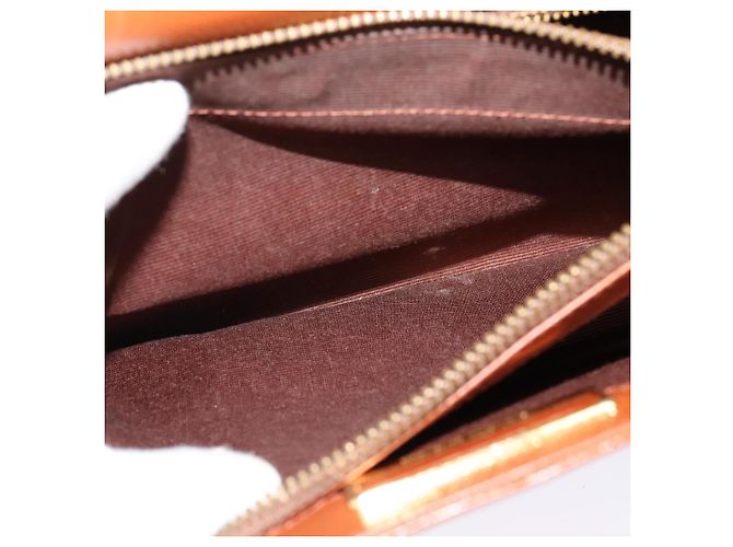 Borsa a mano VALENTINO in pelle 2 vie marrone oro Auth BA2171 D'oro - vista 20