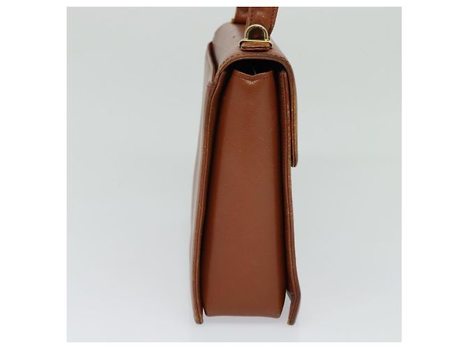 Borsa a mano VALENTINO in pelle 2 vie marrone oro Auth BA2171 D'oro - vista 3