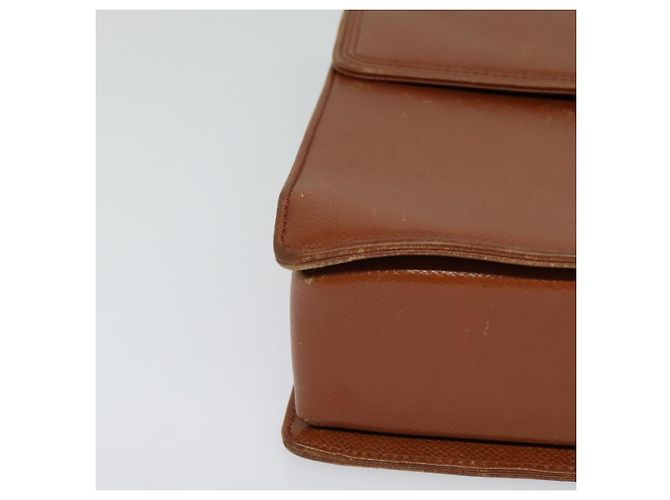 Borsa a mano VALENTINO in pelle 2 vie marrone oro Auth BA2171 D'oro - vista 9