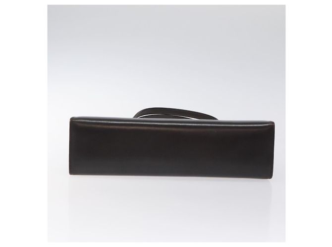 Borsa a mano GUCCI in pelle marrone dorato Auth ep9221 D'oro - vista 5